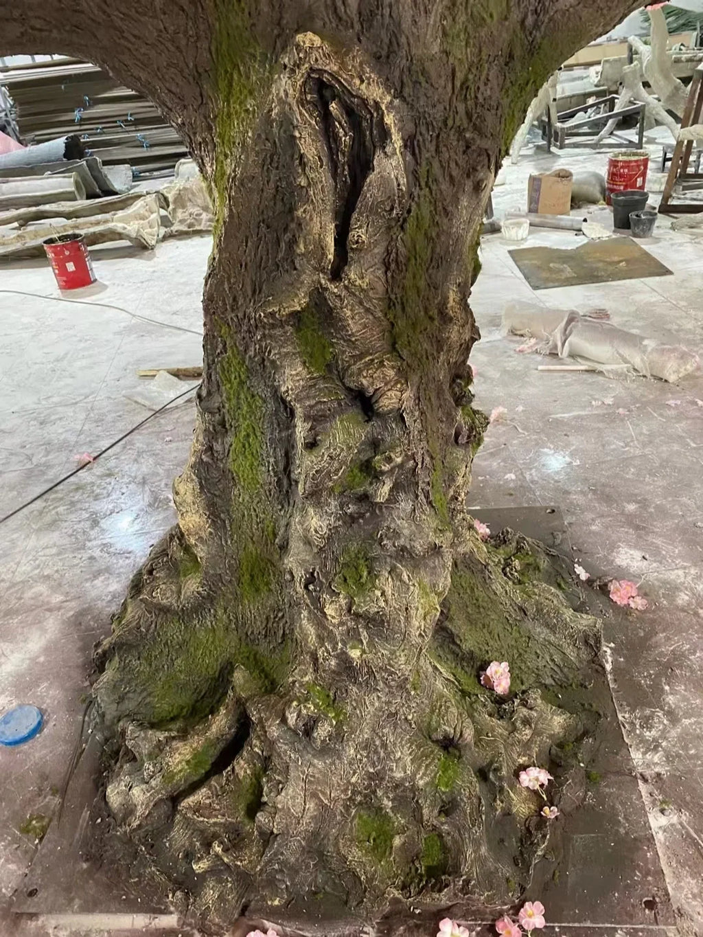 The 20ft blossom tree used outdoors as a large-scale display feature