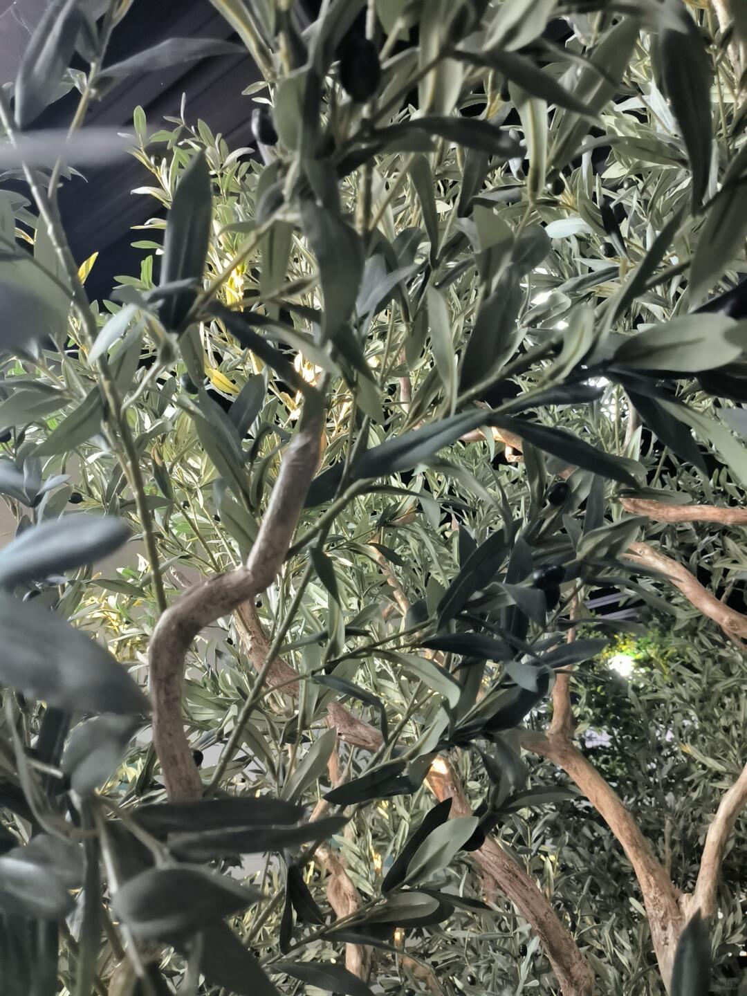 Foliage sprays hand-set in layers to build depth right through the canopy