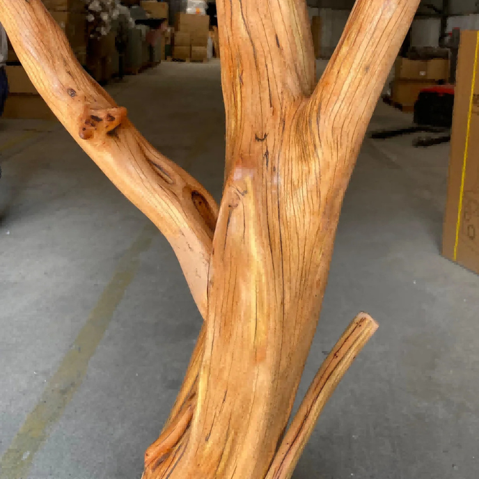 The trunk and branch frame of the 220cm blossom tree beneath the flowers