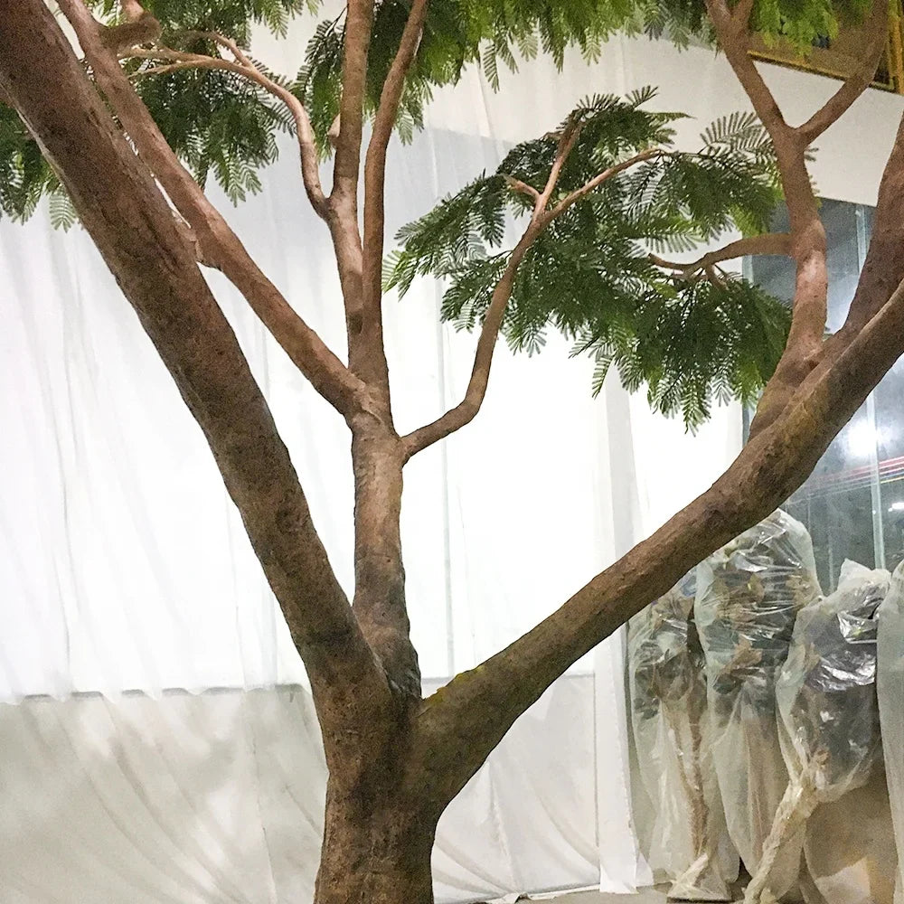 The 10ft acacia used as a backdrop tree at a desert-themed wedding setting