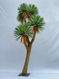 Large artificial tree with natural-touch TPE foliage, offered from 6.7ft to 11.8ft