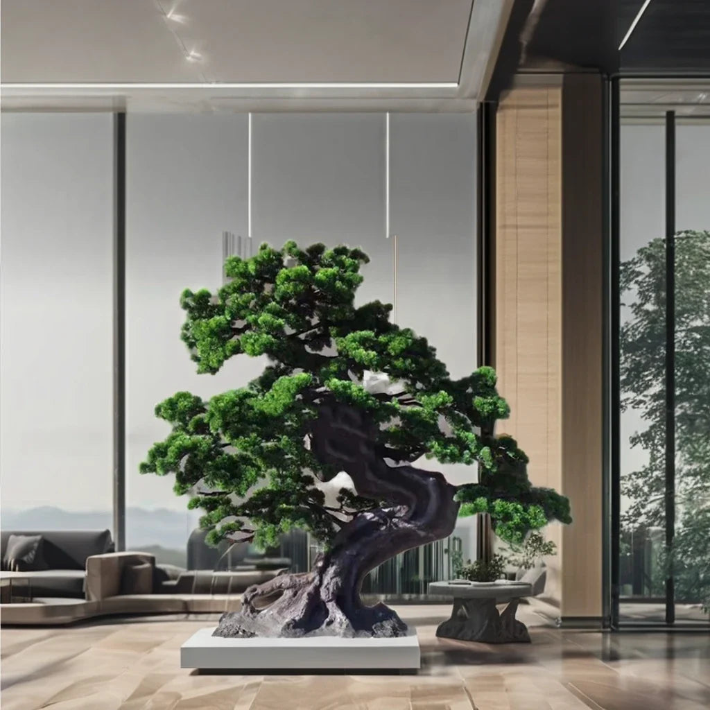 The 5.5ft bonsai used in an upscale restaurant as a green accent piece