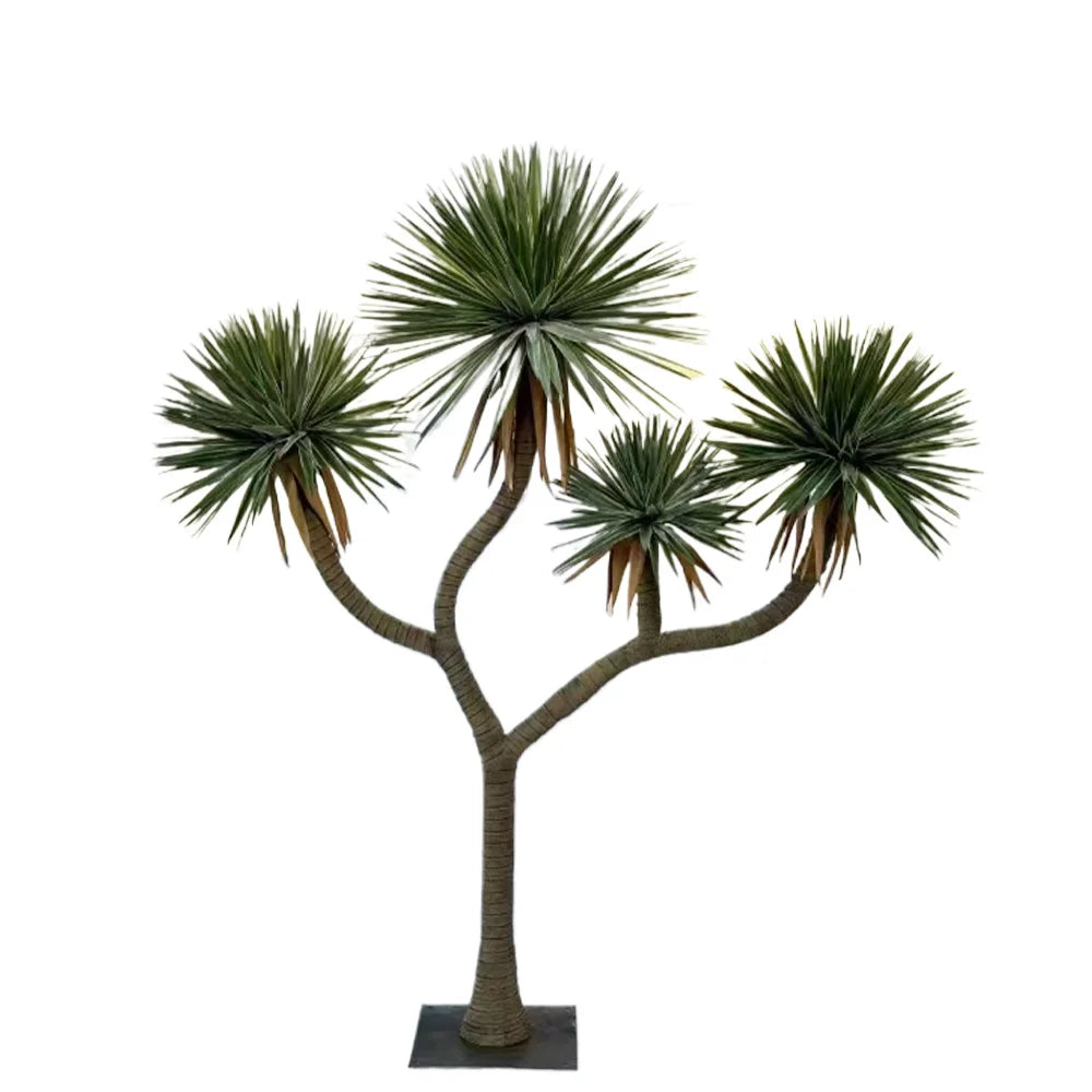 The 50cm sisal plant set on a table as a small indoor decorative piece