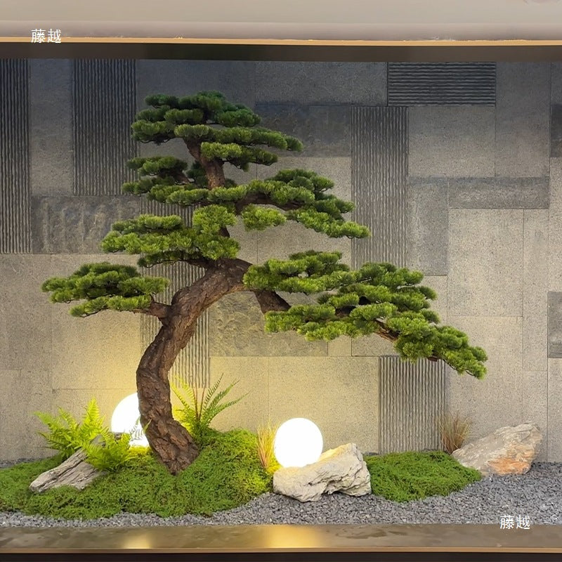 The Japanese pine, offered from 4ft to 8ft, shown here standing at full height