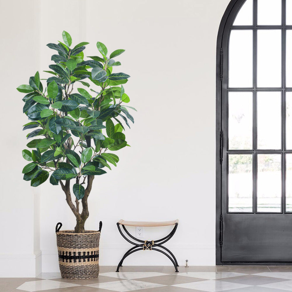 Artificial Bengal ficus 7ft (210cm) tall in a floor planter, on multiple PU trunks