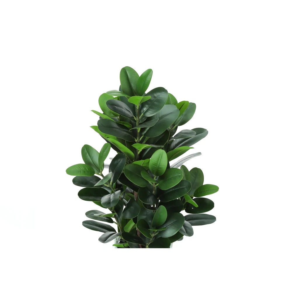 Artificial Garcinia Tree — 31 in, 120 Real-Touch Leaves in a White Cement Pot