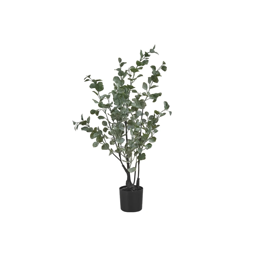 Artificial Eucalyptus Tree — 2.9 ft, 270 Frosted-Green Leaves