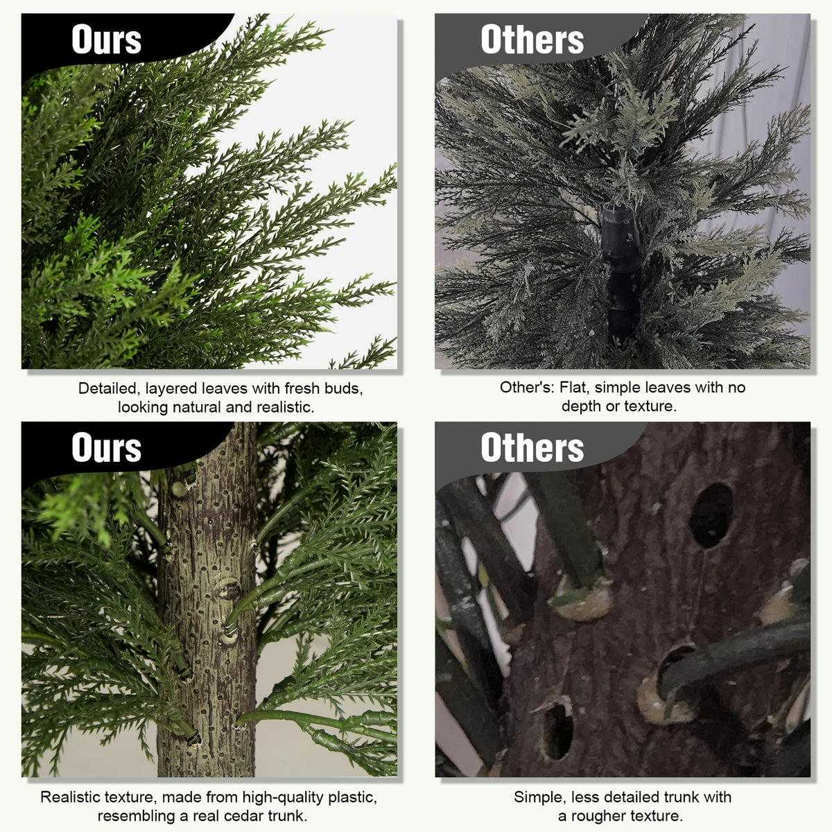 Artificial Cedar Topiary Bushes — 60 to 180 cm, Single or Set of 2
