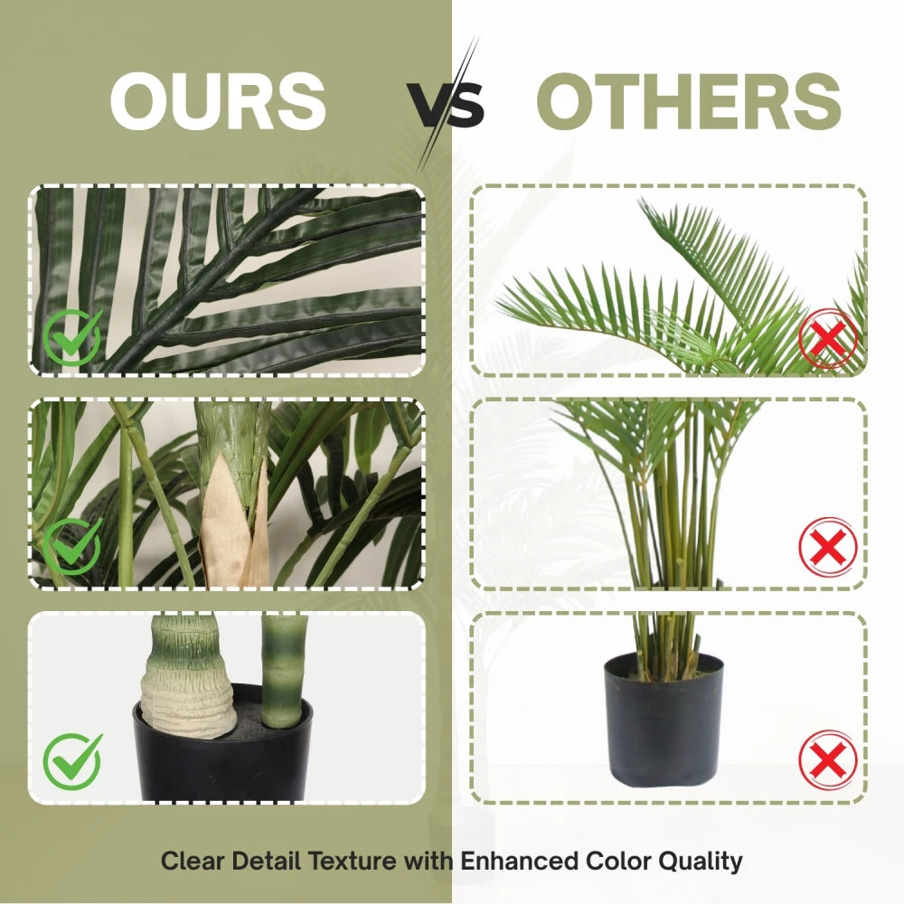 Artificial Palm Tree — 6 ft, Potted