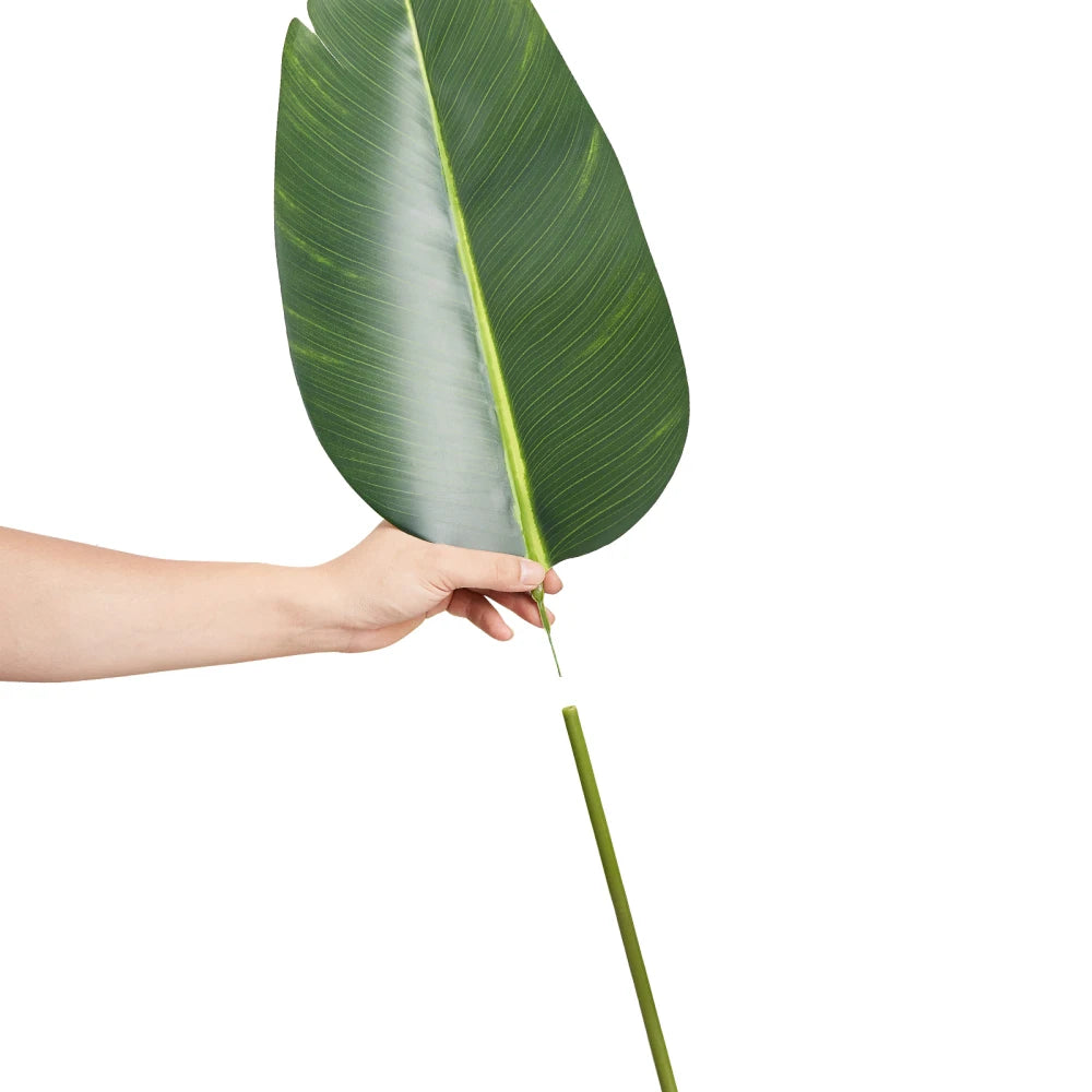 Artificial Bird of Paradise Tree — 5 ft, Stainless Steel Branches