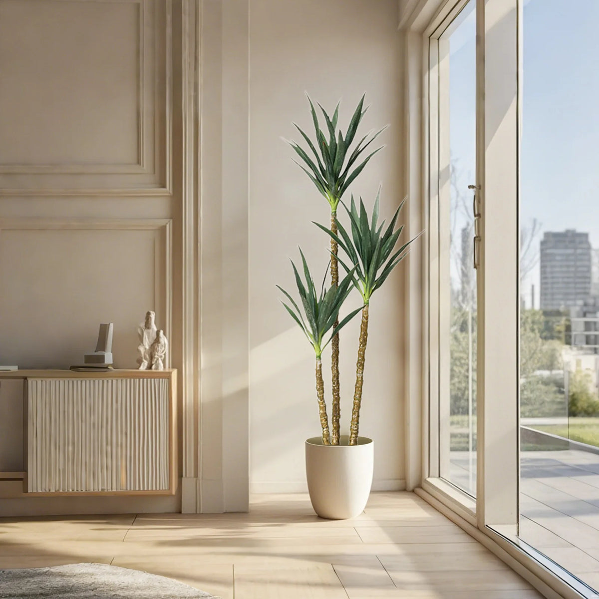 Artificial Agave Plant — 160 cm, 3 Stems on One Base