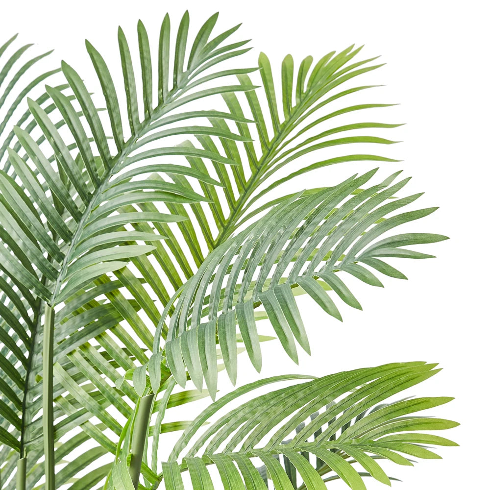 Artificial Palm Tree — 4 ft, Anti-Tip Base with Stainless-Steel Branches