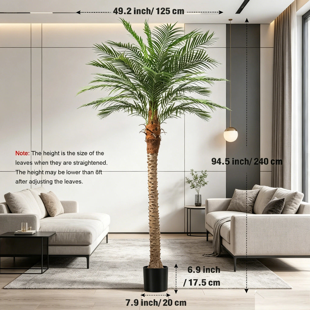 Artificial Golden Cane Palm — 4.5 to 9 ft, Single or Pair