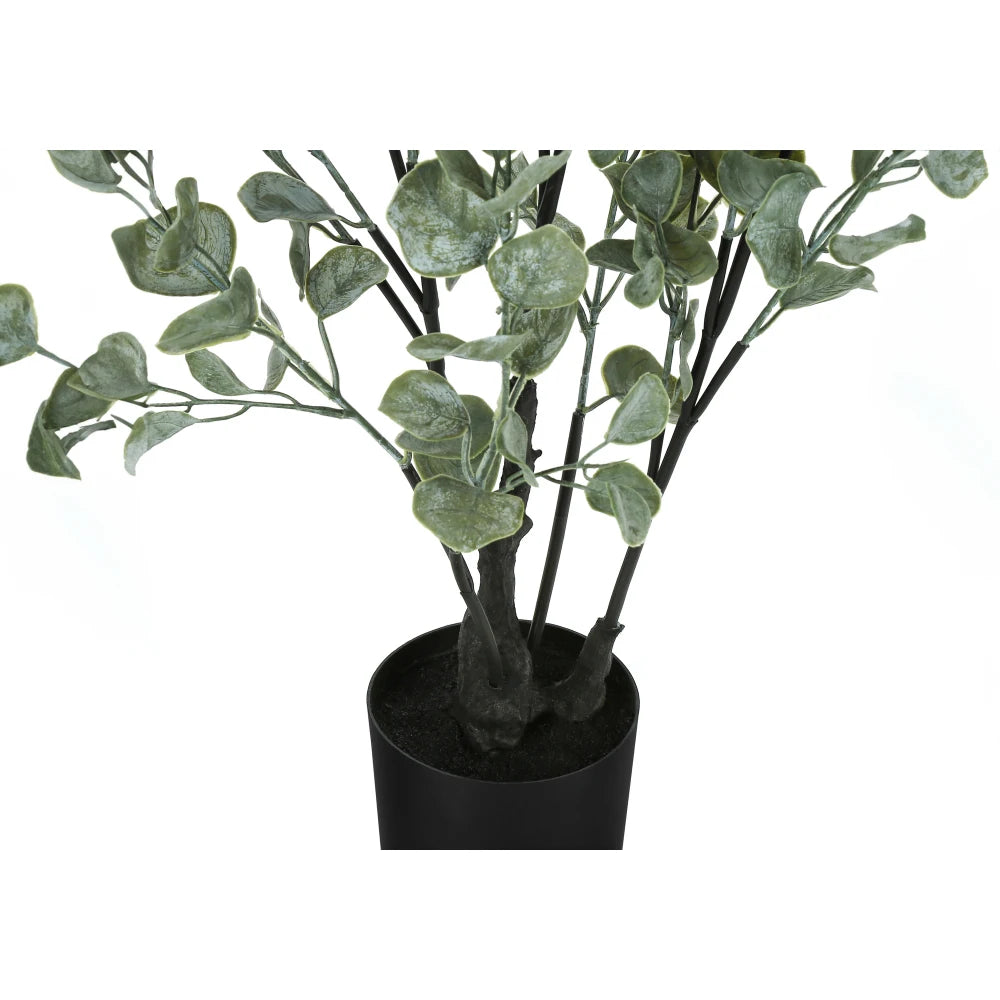 Artificial Eucalyptus Tree — 2.9 ft, 270 Frosted-Green Leaves