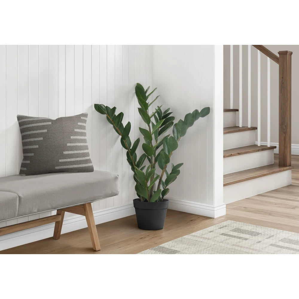 Artificial ZZ Plant — 29 in, 72 Real-Touch Leaves in a Black Pot