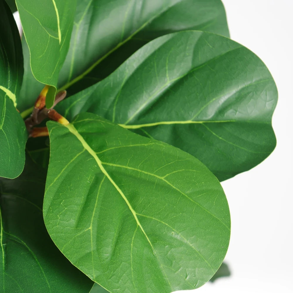 Artificial Fiddle Leaf Fig Tree — 6 ft, Plastic Pot