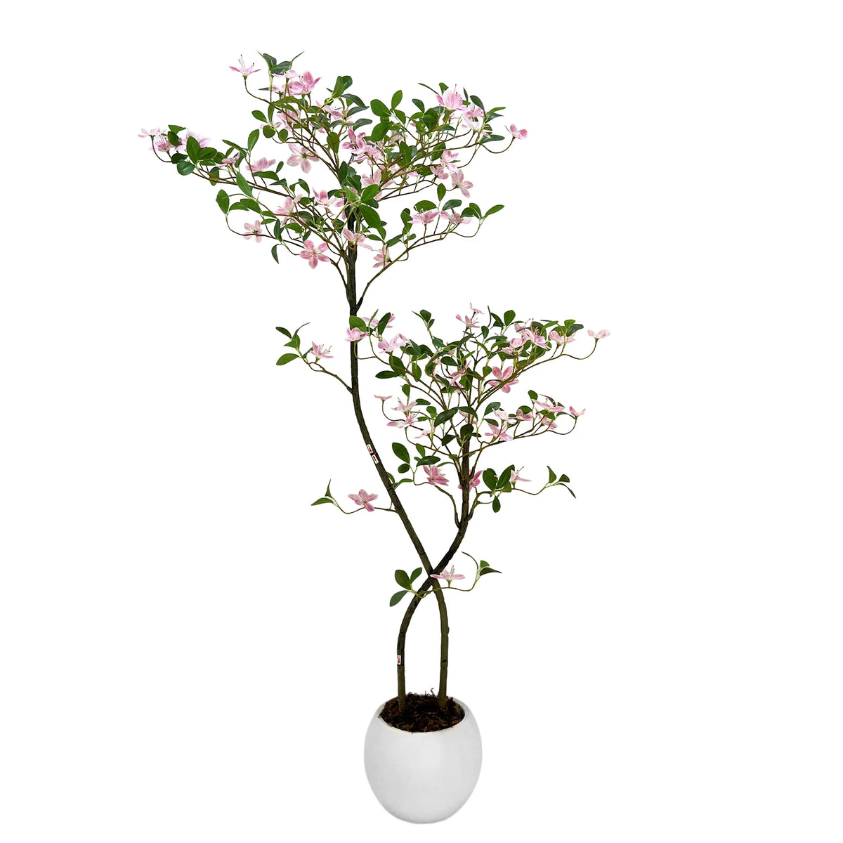Artificial Jasmine Tree — 4 to 6 ft, Silk Blossoms on Plastic Stems