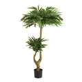 Artificial Willow Tree — 5 ft, Interlocking Root Clusters in a Black Pot