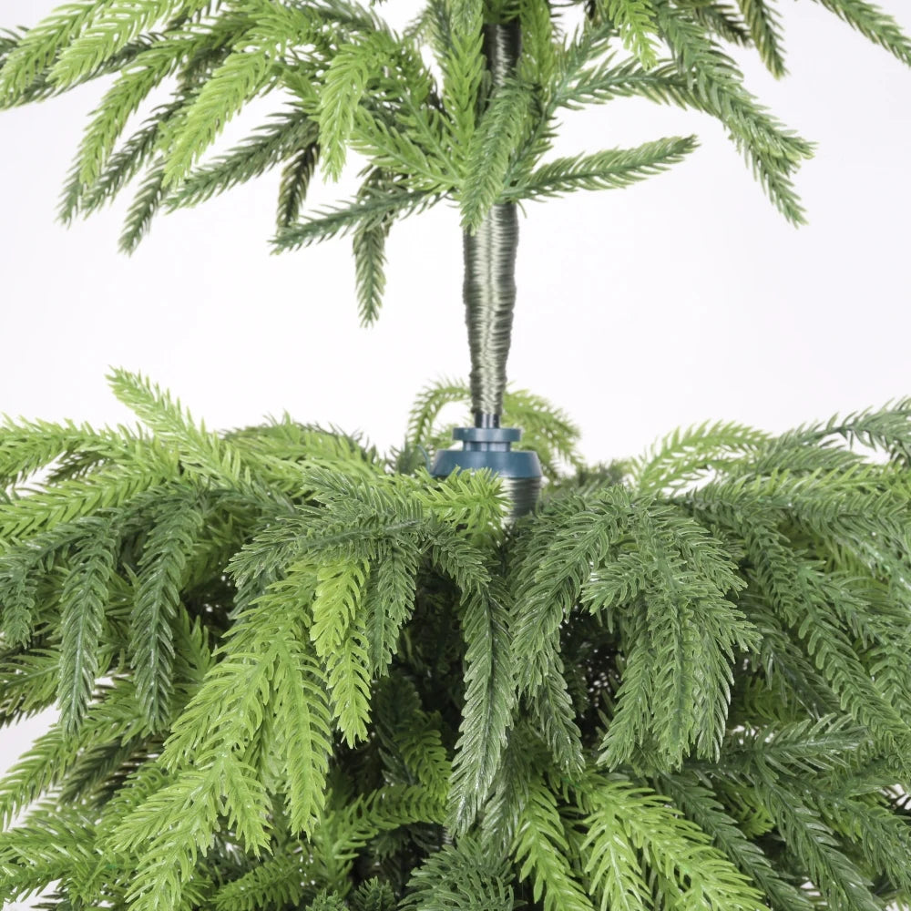 Artificial Norfolk Pine Tree — 5 ft, Real-Touch Foliage, Potted