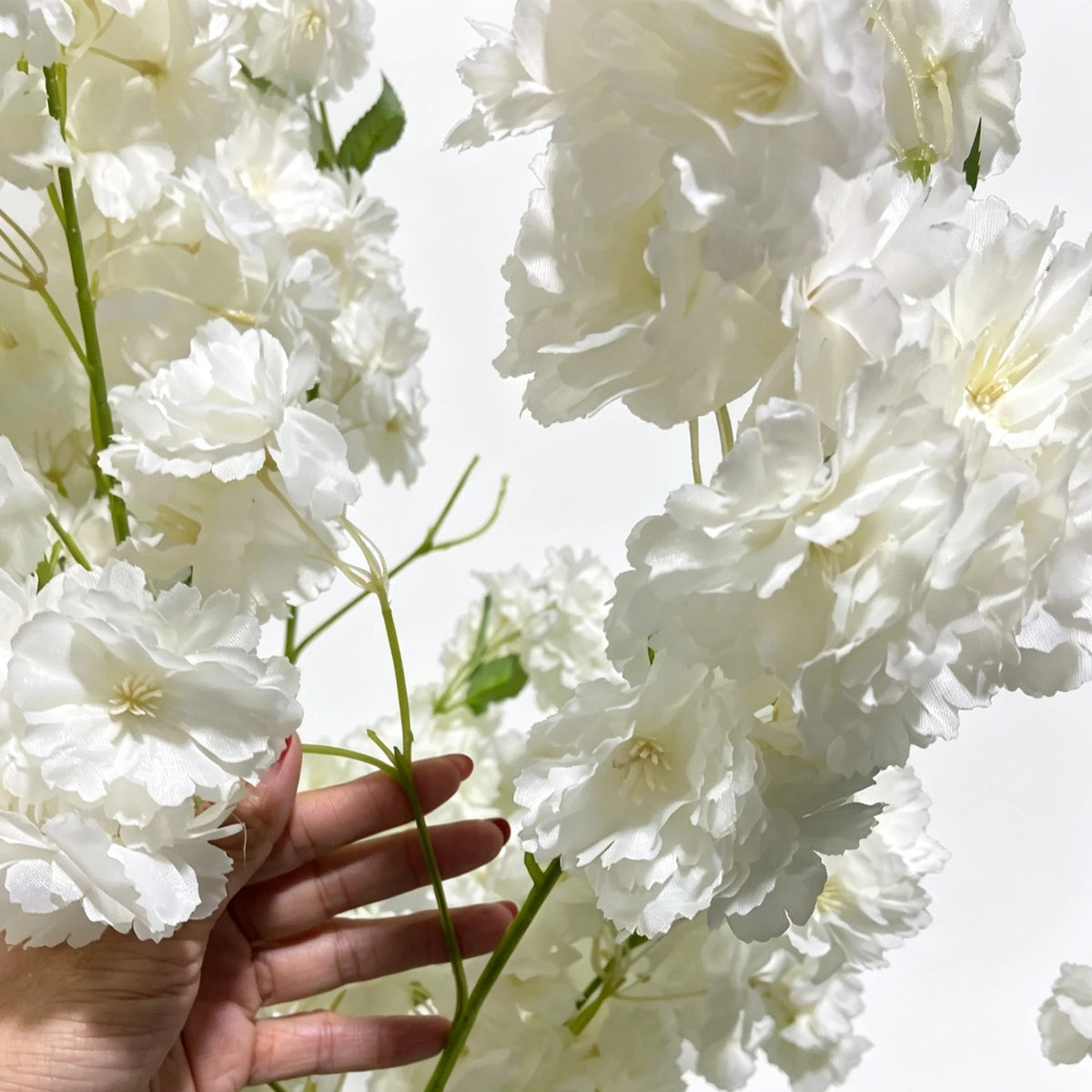 Artificial Cherry Blossom Tree — 5 to 6 ft, White or Pink Blossoms