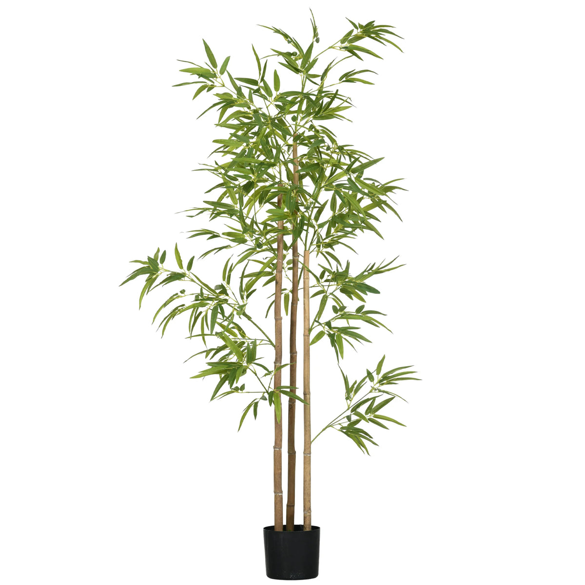 Artificial Bamboo Tree — 6 ft, Three Trunks, 830 Leaves