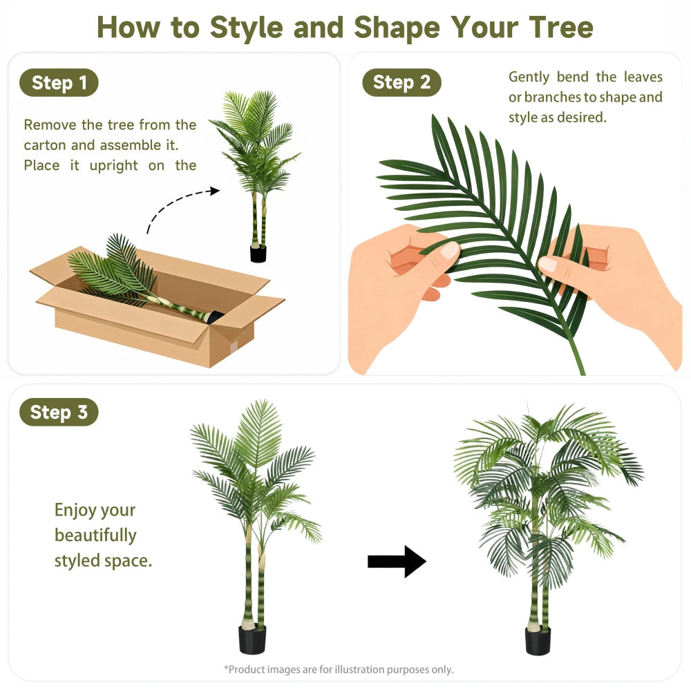 Artificial Palm Tree — 6 ft, Potted