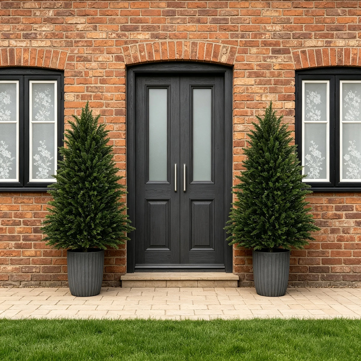 Artificial Cedar Topiary Bushes — 60 to 180 cm, Single or Set of 2