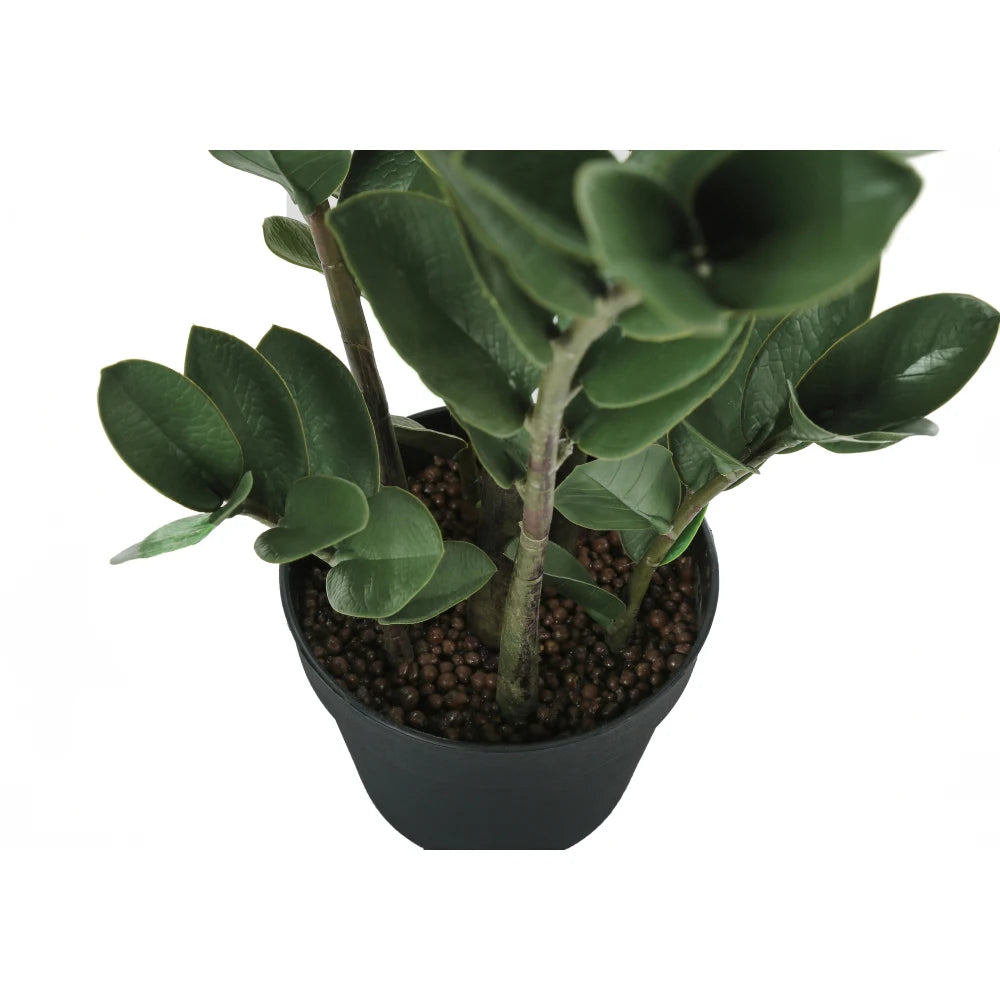 Artificial ZZ Plant — 29 in, 72 Real-Touch Leaves in a Black Pot