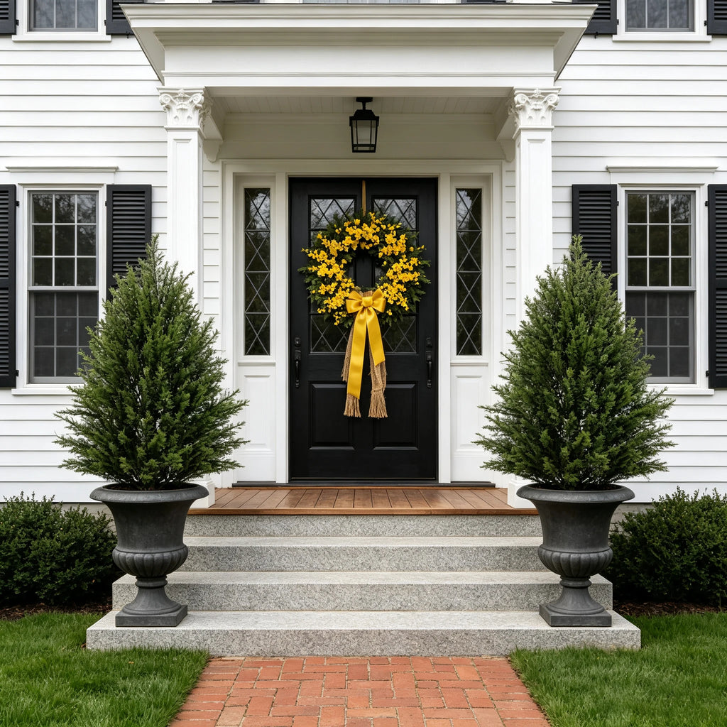Artificial Cedar Topiary Bushes — 60 to 180 cm, Single or Set of 2