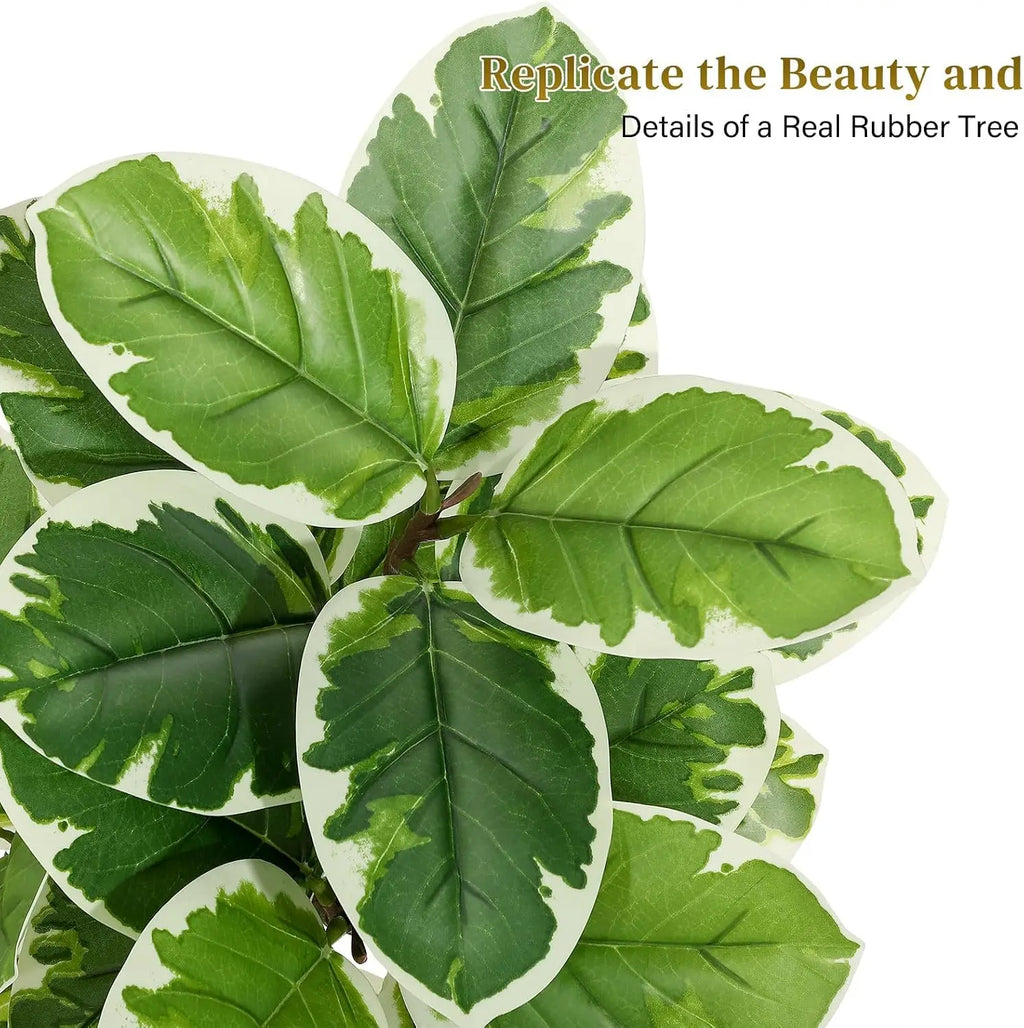 Artificial Fiddle Leaf Fig Tree — 60 to 84 in, Gray Sphere Planter with Moss