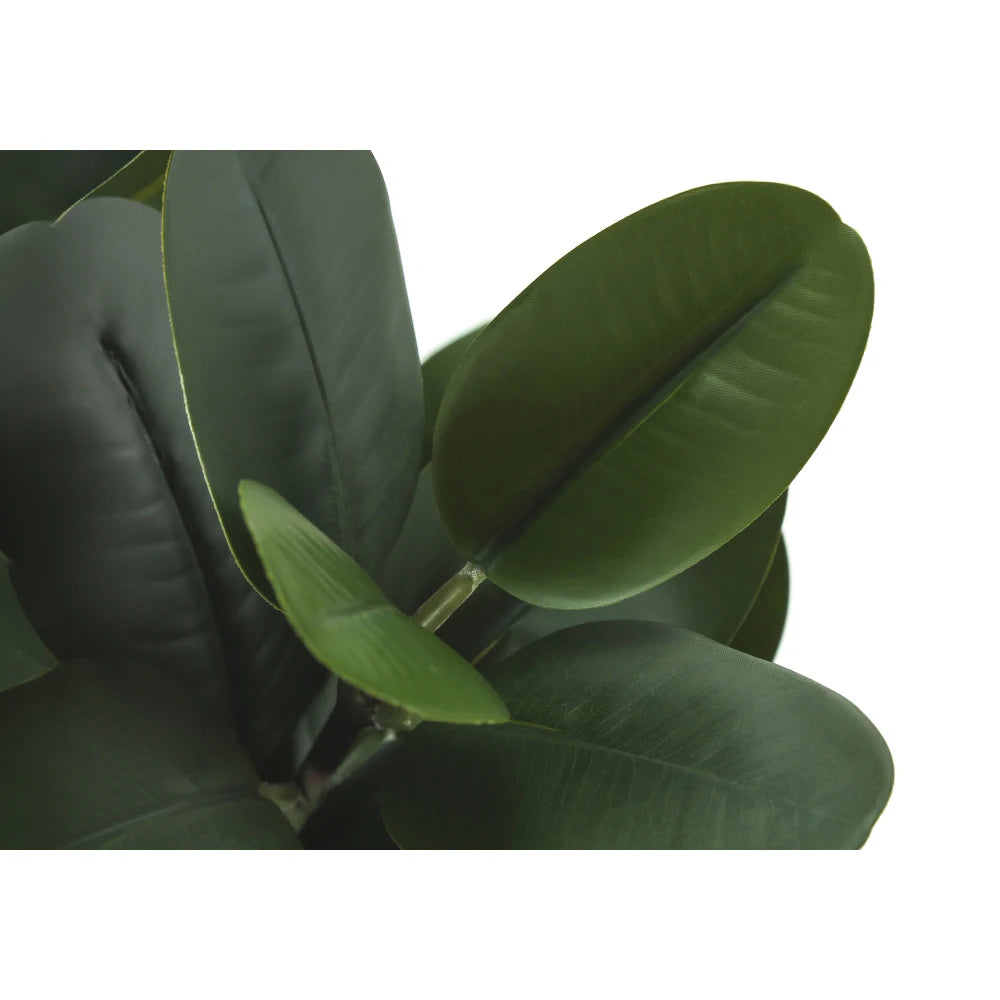 Artificial Garcinia Tree — 31 in, 120 Real-Touch Leaves in a White Cement Pot