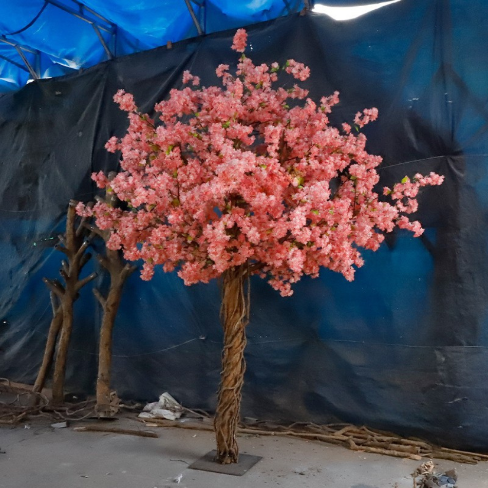 Artificial cherry blossom tree 9ft tall, sakura flowers massed across a wide canopy