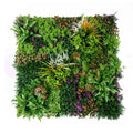 Artificial grass wall hanging, 100x100cm of dense green foliage for feature walls
