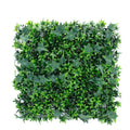 Artificial grass wall panel in green PE plastic, 50x50cm and UV treated for outdoors