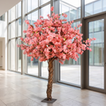 Artificial cherry blossom sakura tree in an atrium
