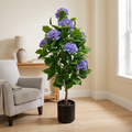 Purple Hydrangea Artificial Potted Plant