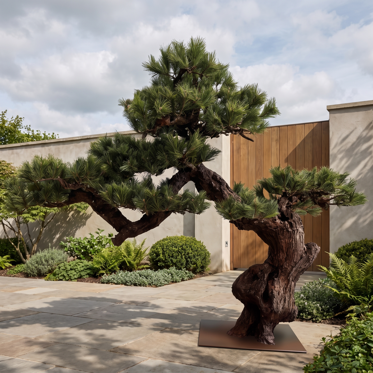 Realistic Japanese Faux Pine Tree