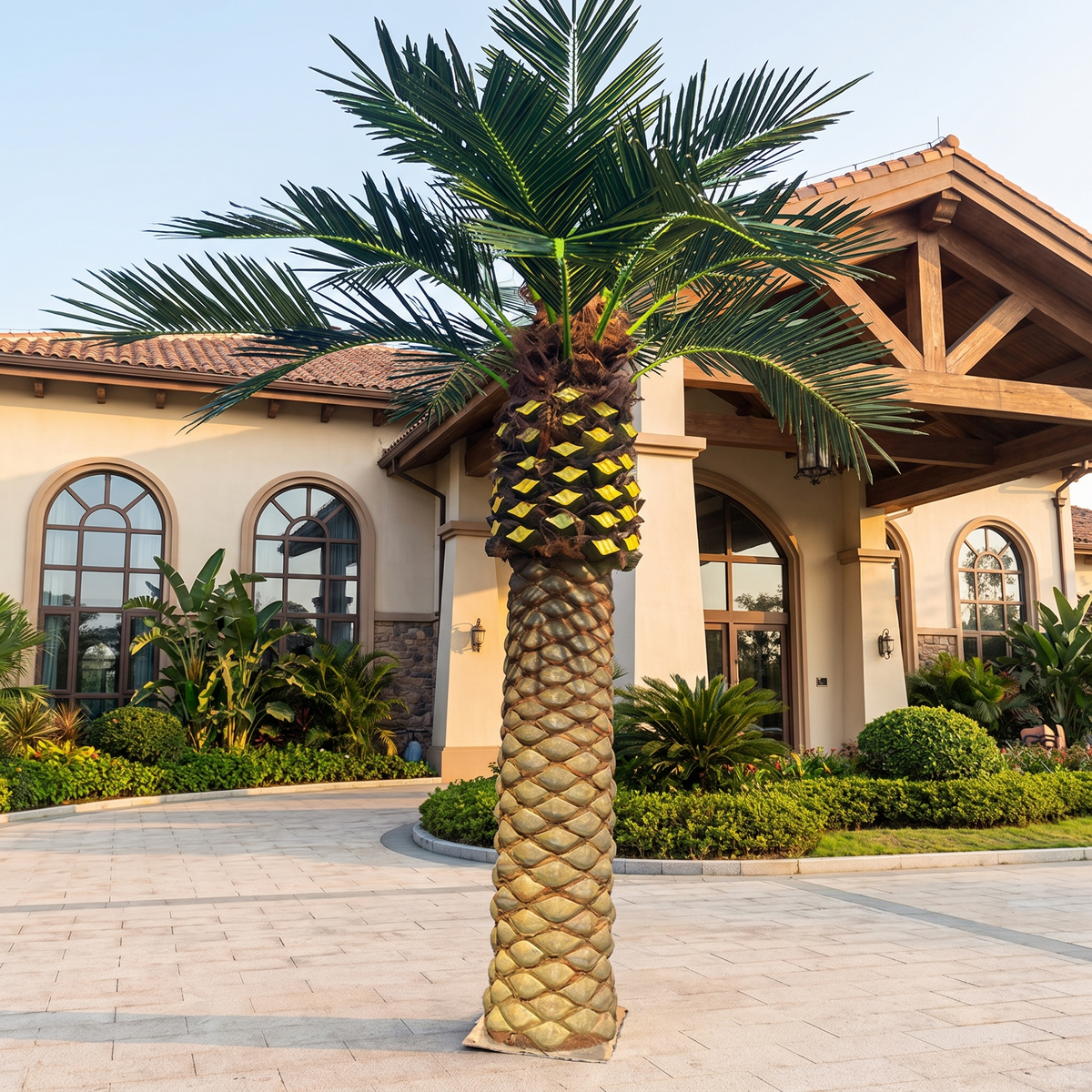 Artificial Date Palm Tree Tropical Decor
