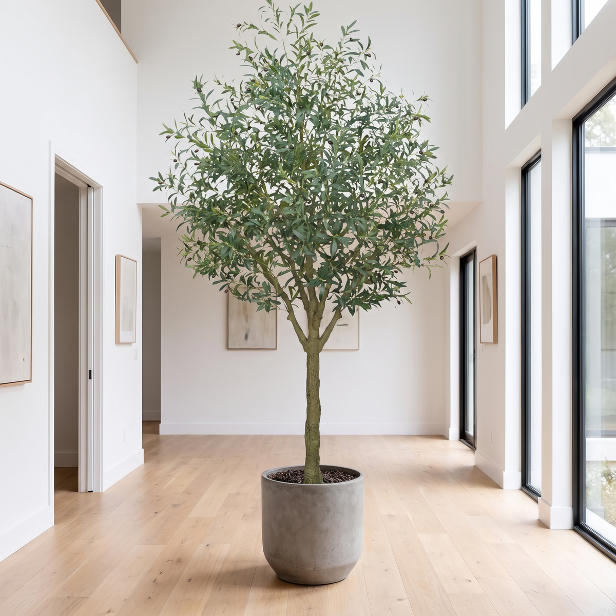 Artificial Olive Tree Large Floor Faux Plant