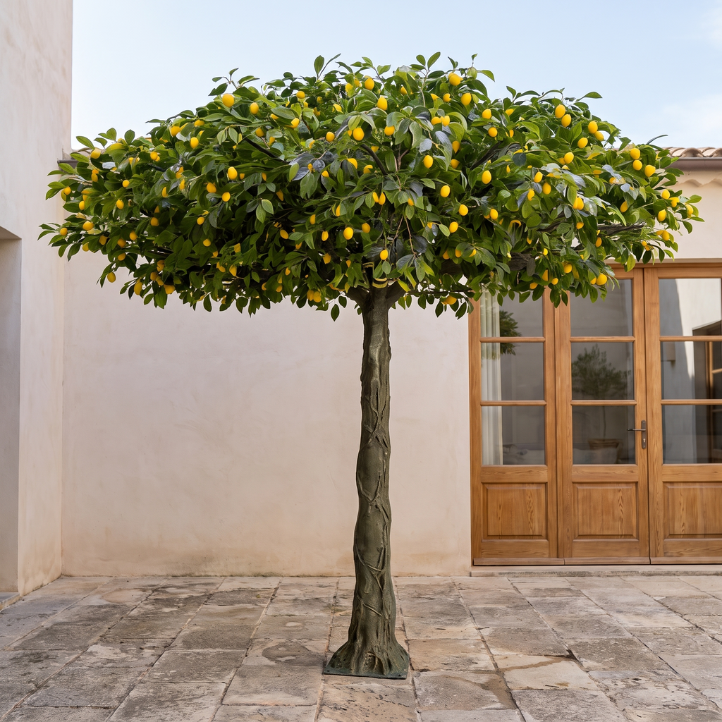 Artificial Lemon Tree with Fruits