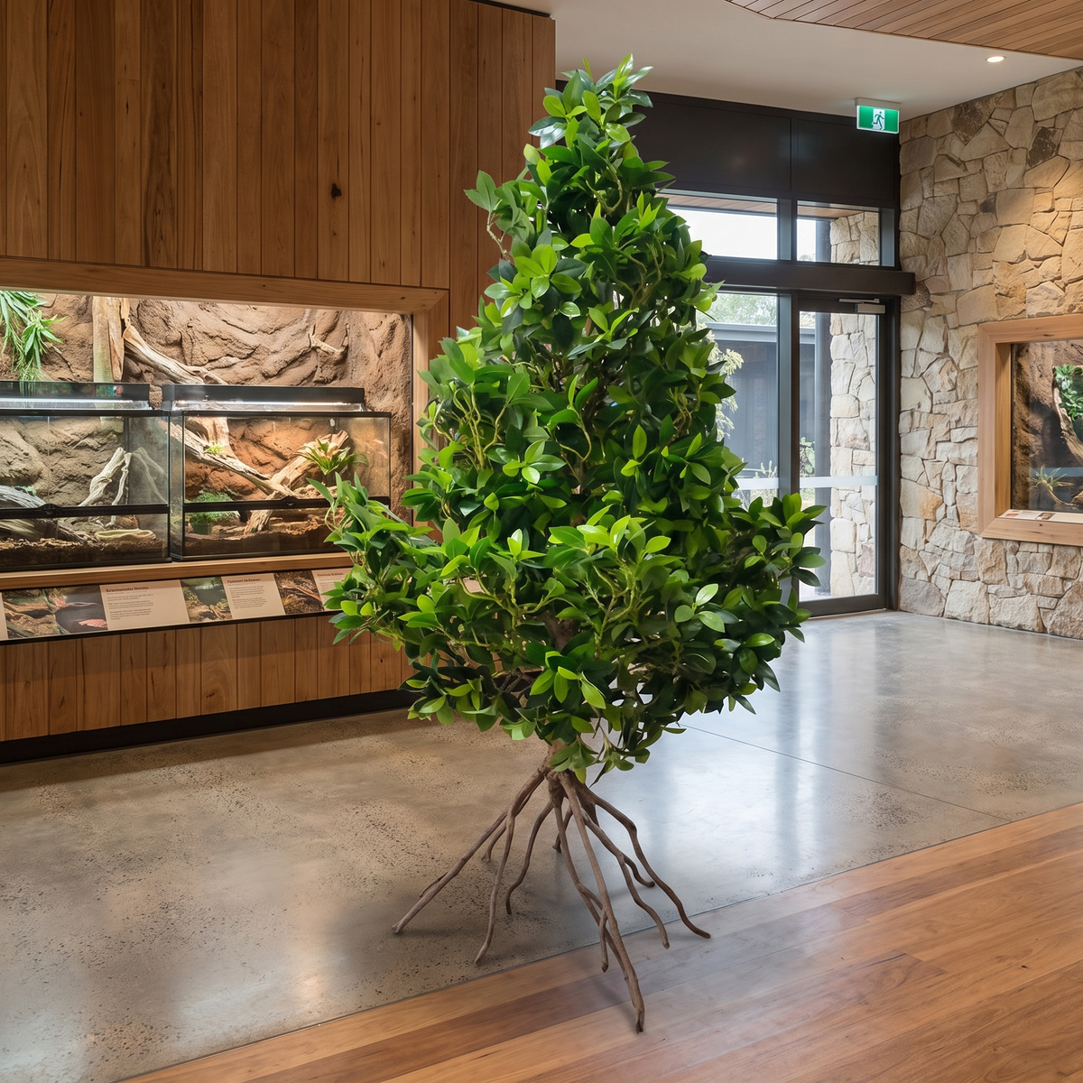 Plastic Artificial Mangrove Tree