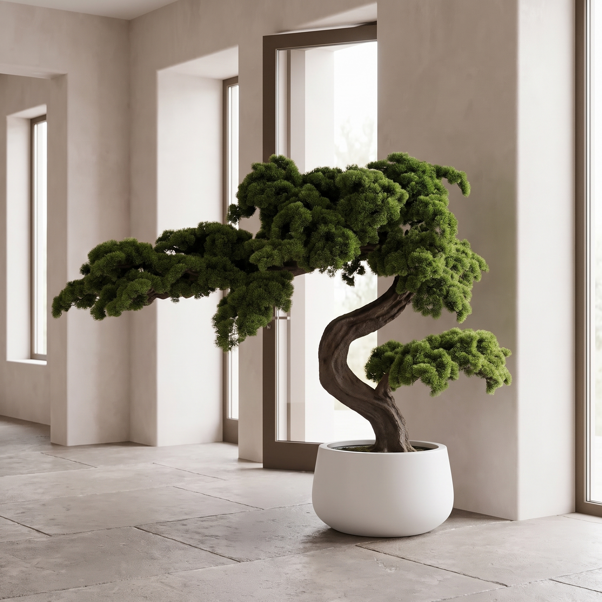 Lifelike Artificial Pine Tree Bonsai