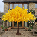 Artificial Ginkgo Tree UV Resistant Hotel Lobby Display