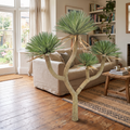 Artificial sisal plant 50 cm tall shown as indoor tabletop greenery