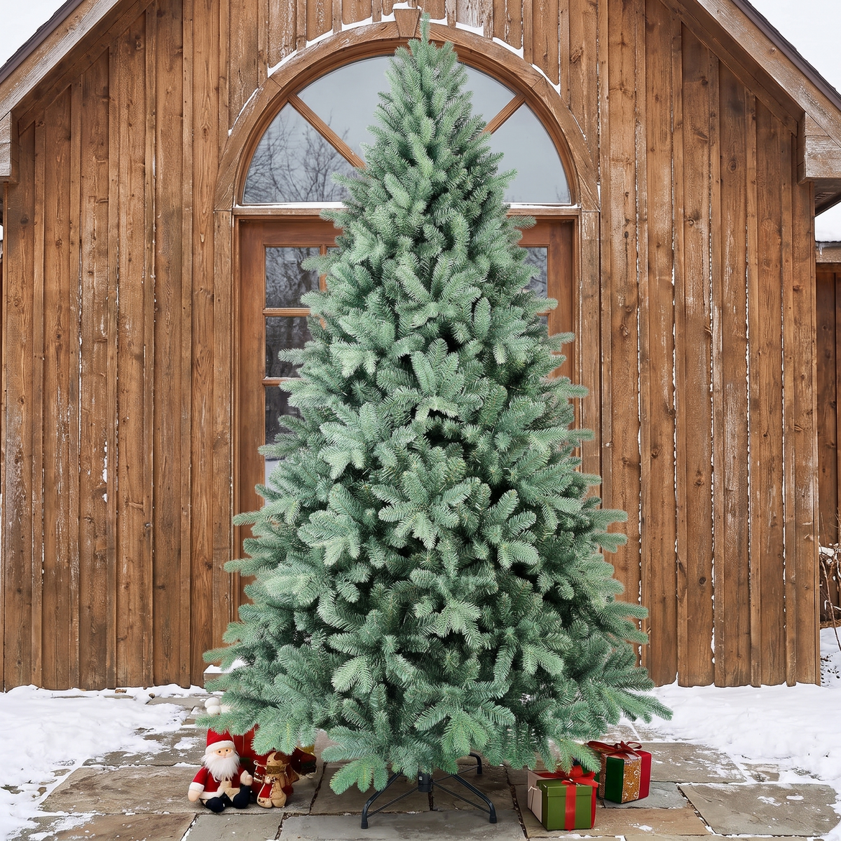 Artificial Blue Spruce Tree 9ft Unlit Design Hotel Use