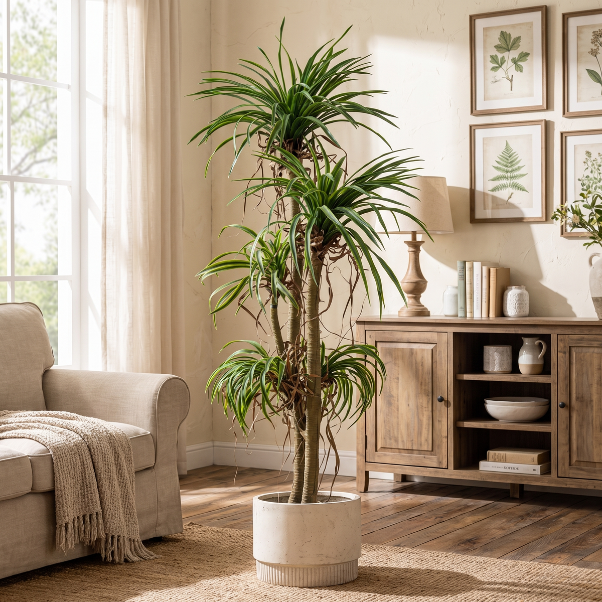 Artificial Dracaena Marginata Large Indoor Outdoor Decor