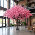 Artificial Cherry Blossom Tree 10ft Vibrant Pink Indoor Use