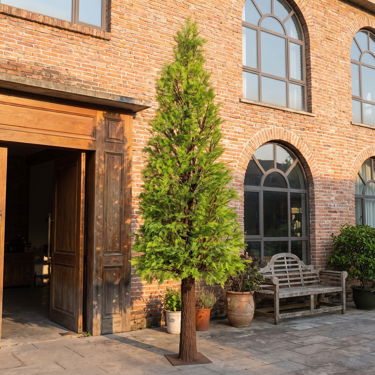 Artificial Pine Tree 14 FT Indoor Use Natural Look Display