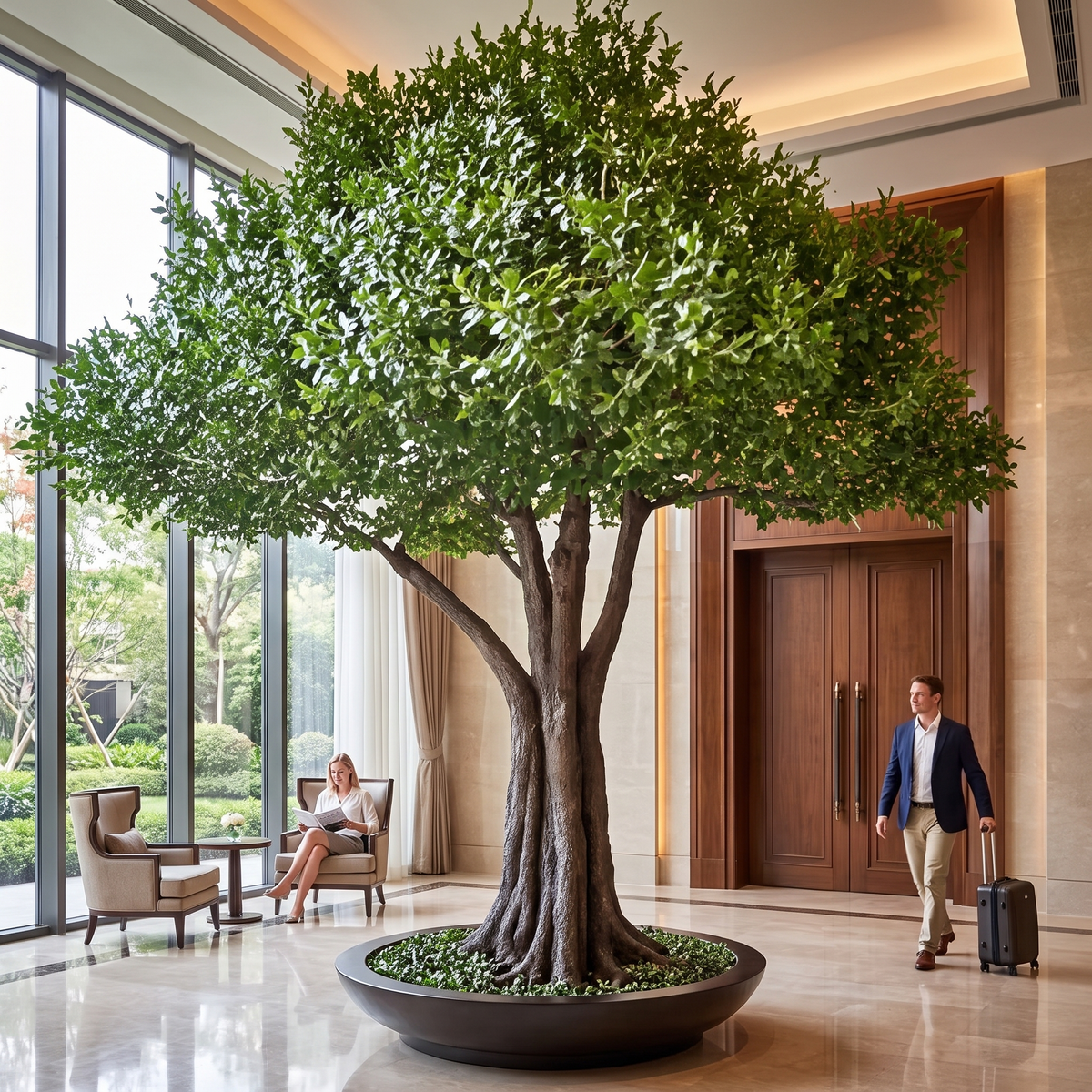 Artificial Olive Tree 12ft Lifelike Indoor Outdoor