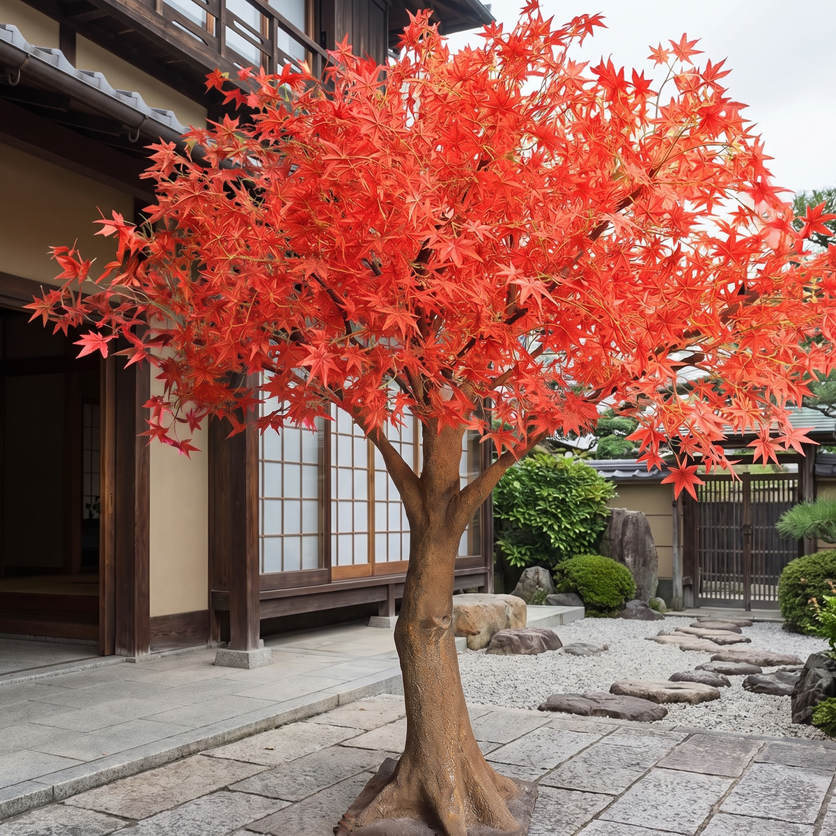 Artificial Maple Tree 3m Vibrant Leaves Wedding Decor